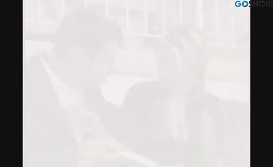 Buxomy blonde bimbo indulges in passion with a chic fellow