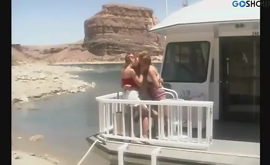Threesome Lesbian Boat Orgies Cunt Sucking and FaceSitting Pleasure