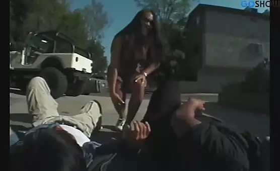 Passionate Couple Engaging in an Intense Oral Pleasure Experience